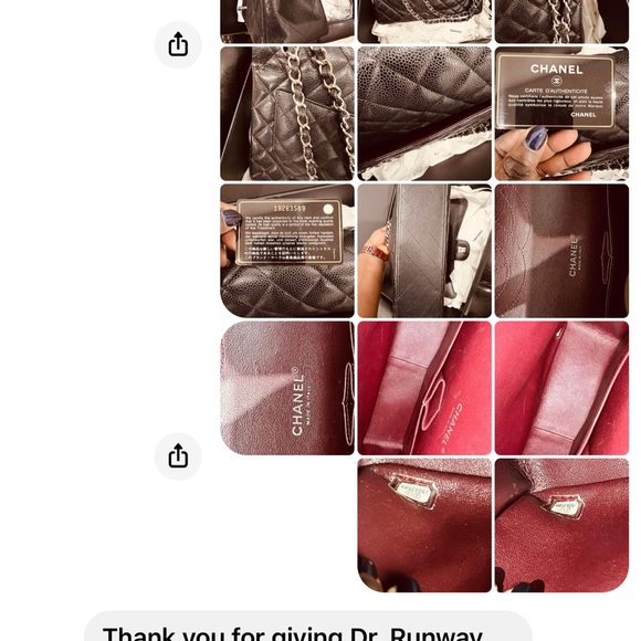 🔥Authentic Chanel Classic Flap Maxi in Black Caviar Leather and Silver Hardware - Picture 14 of 16